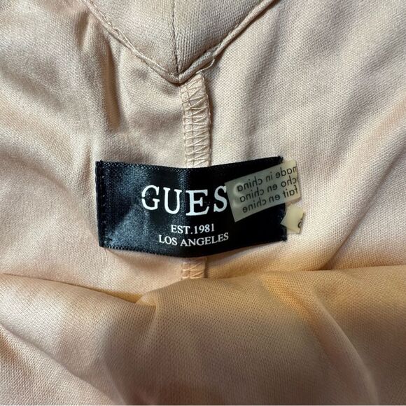 Guess 6 Eloise Rose Gold sequined dress size 6 drop waist full skirt party hoco - Picture 7 of 8